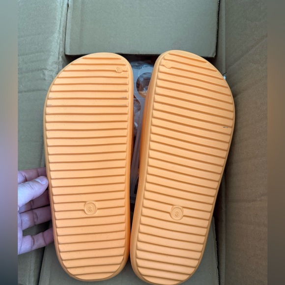 Wild Fable Shoes Robbie Slide Orange slip on Sandals 🎯 Target size 8 - Picture 7 of 8